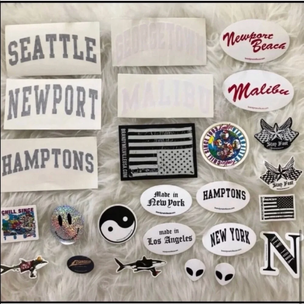 BRANDY MELVILLE STICKERS VSCO Laptop phone case cute y2k 2000’s bundle rare cute - Picture 8 of 11